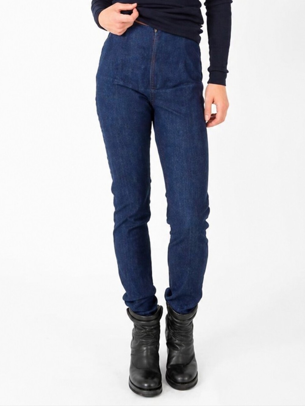 Prairie Underground Denim Zip Front Jeans Slouchy Size S Y2K Grunge
